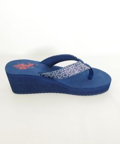 Mujer US Polo | Chanclas U. S. Polo Chany04 Azul