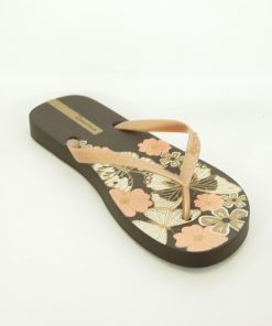 Mujer Ipanema | Chanclas Ipanema Classic Happy 83212 Marron-Oro