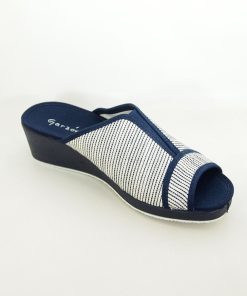 Mujer Garzon | Zapatillas De Casa Garzon 740-145 Azul