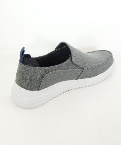 Hombre Skechers | Zapatos Skechers Proven Evers 204472 Gris