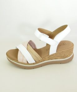 Mujer pitillos | Sandalias Pitillos 5023 Marron-Rosa