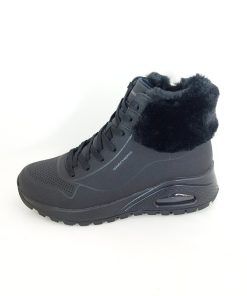 Mujer Skechers | Botines Skechers Uno Rugged Fall Air 167274 Negro