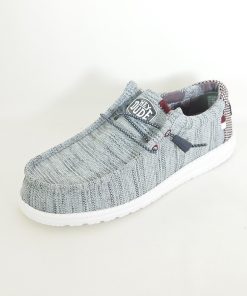 Hombre Dude | Zapatos Dude Wally Sox Stitch Azul