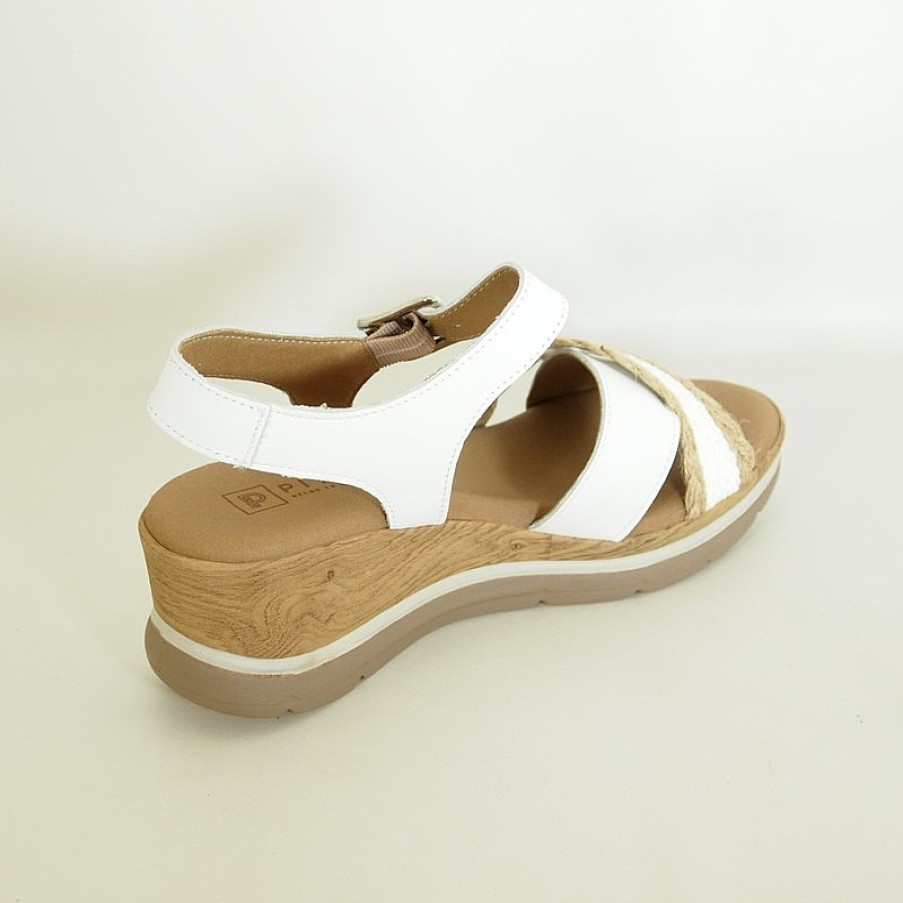 Mujer pitillos | Sandalias Pitillos 5022 Blanco