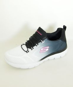 Mujer Skechers | Zapatillas Deportivas Skechers Summits Bright Charmer 149536 Negro-Blanco