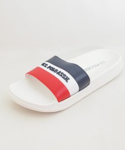 Hombre US Polo | Chanclas U.S. Polo Gavio002 Blanco