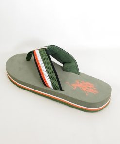 Hombre US Polo | Chanclas U. S. Polo Hank001 Verde