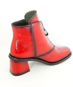 Mujer Jose Saenz | Botines Jose Saenz Olga 5461 Rojo