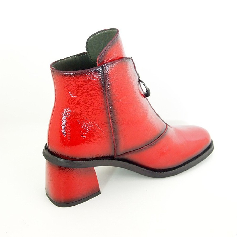 Mujer Jose Saenz | Botines Jose Saenz Olga 5461 Rojo