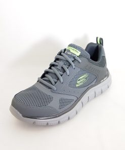 Hombre Skechers | Zapatillas Deportivas Skechers Track Syntac 232398 Gris