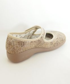 Mujer Garzon | Zapatillas Ancho Especial Garzon 3065-168 Beige