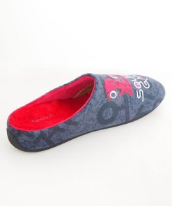 Hombre Garzon | Zapatilla De Casa Garzon 16305-246 Negro-Rojo