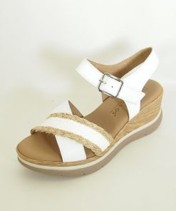 Mujer pitillos | Sandalias Pitillos 5022 Blanco