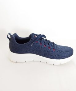 Hombre Skechers | Zapatillas Deportivas Skechers Go Walk Flex Quota 216481 Azul