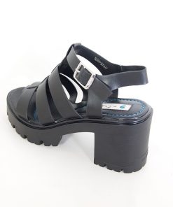 Mujer Mustang | Sandalias Mustang 52989 Negro