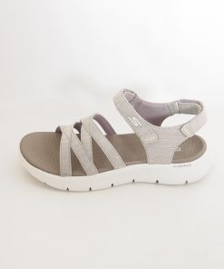 Mujer Skechers | Sandalias Skechers Go Walk Flex Sandal Sunshine 141450 Taupe