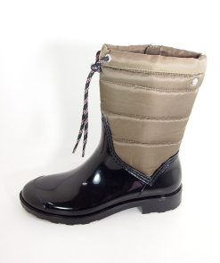 Mujer Gioseppo | Botas De Agua Gioseppo 46282 Negro-Kaki