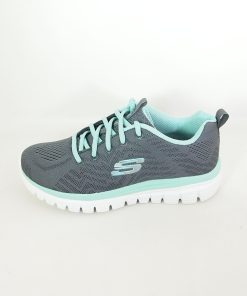 Mujer Skechers | Zapatillas Deportivas Skechers 12615 Graceful Get Connected Gris