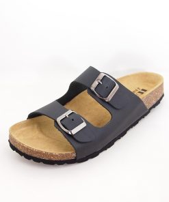 Hombre Idee italiane | Sandalias Idee Italiane 595 Negro