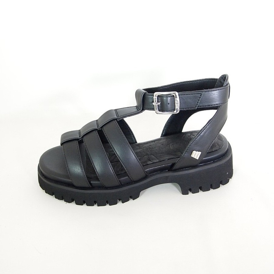 Mujer Mustang | Sandalias Mustang 53302 Negro