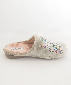 Mujer vul·ladi | Zapatillas De Casa Vul·Ladi 5207-123 Niquel