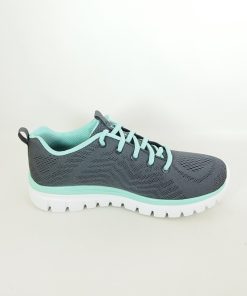 Mujer Skechers | Zapatillas Deportivas Skechers 12615 Graceful Get Connected Gris