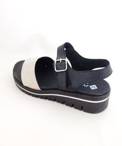 Mujer piesanto | Sandalias Piesanto 230778 Negro-Arena