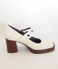 Mujer pitillos | Zapatos Pitillos 5485 Crema