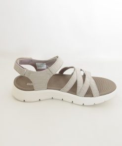 Mujer Skechers | Sandalias Skechers Go Walk Flex Sandal Sunshine 141450 Taupe