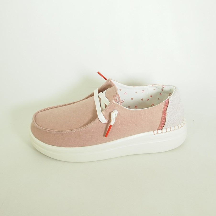 Mujer Dude | Zapatos Dude Wendy Rise Rosa