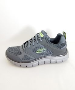 Hombre Skechers | Zapatillas Deportivas Skechers Track Syntac 232398 Gris