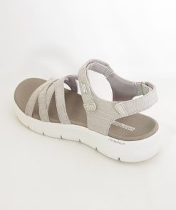 Mujer Skechers | Sandalias Skechers Go Walk Flex Sandal Sunshine 141450 Taupe