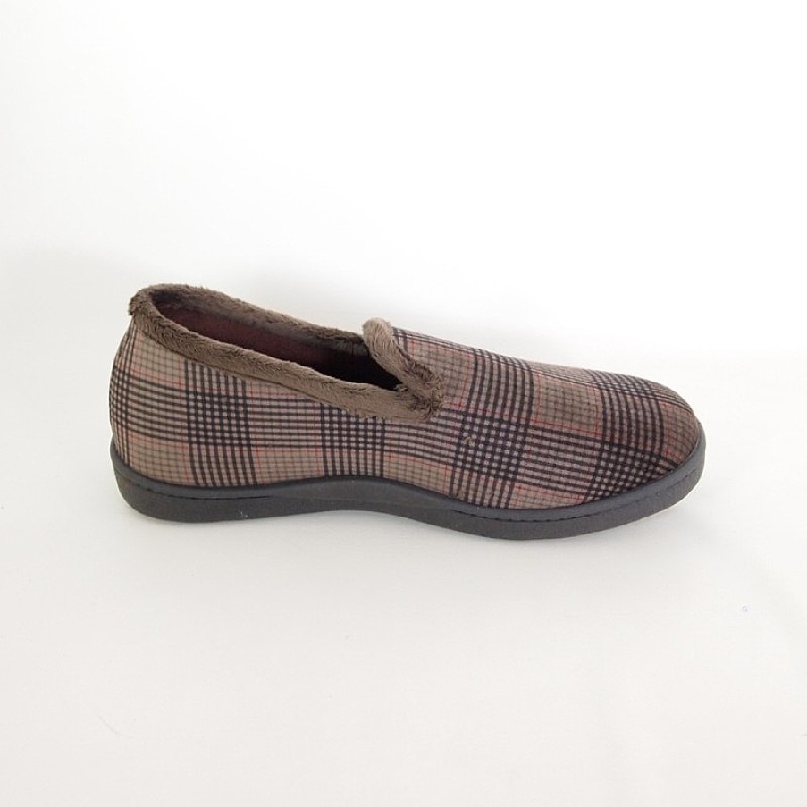 Hombre Roal | Zapatills De Casa Plumaflex R12269 Marron