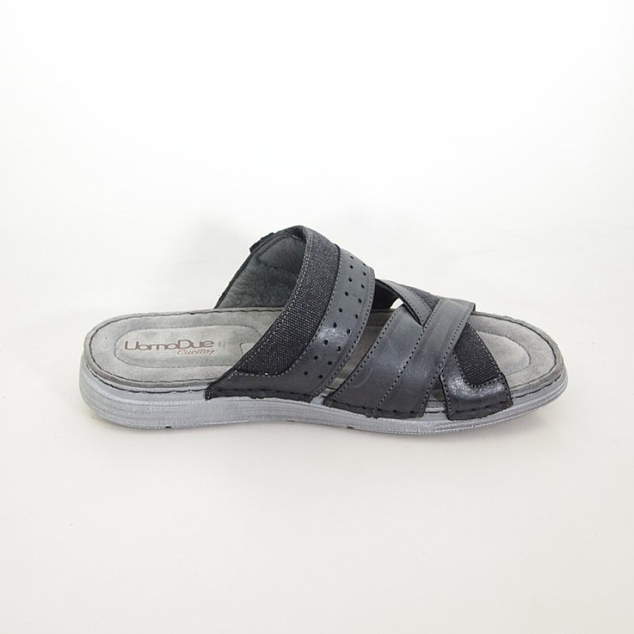 Hombre Riposella | Sandalias Riposella 50302 Negro