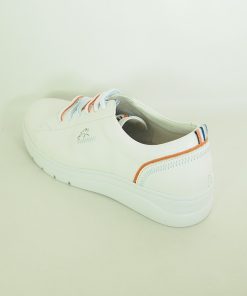 Mujer Fluchos | Zapatos Fluchos Pompas F1422 Blanco-Naranja