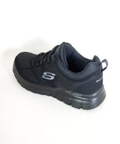 Hombre Skechers | Zapatillas Deportivas Skechers Burns Agoura 52635 Negro