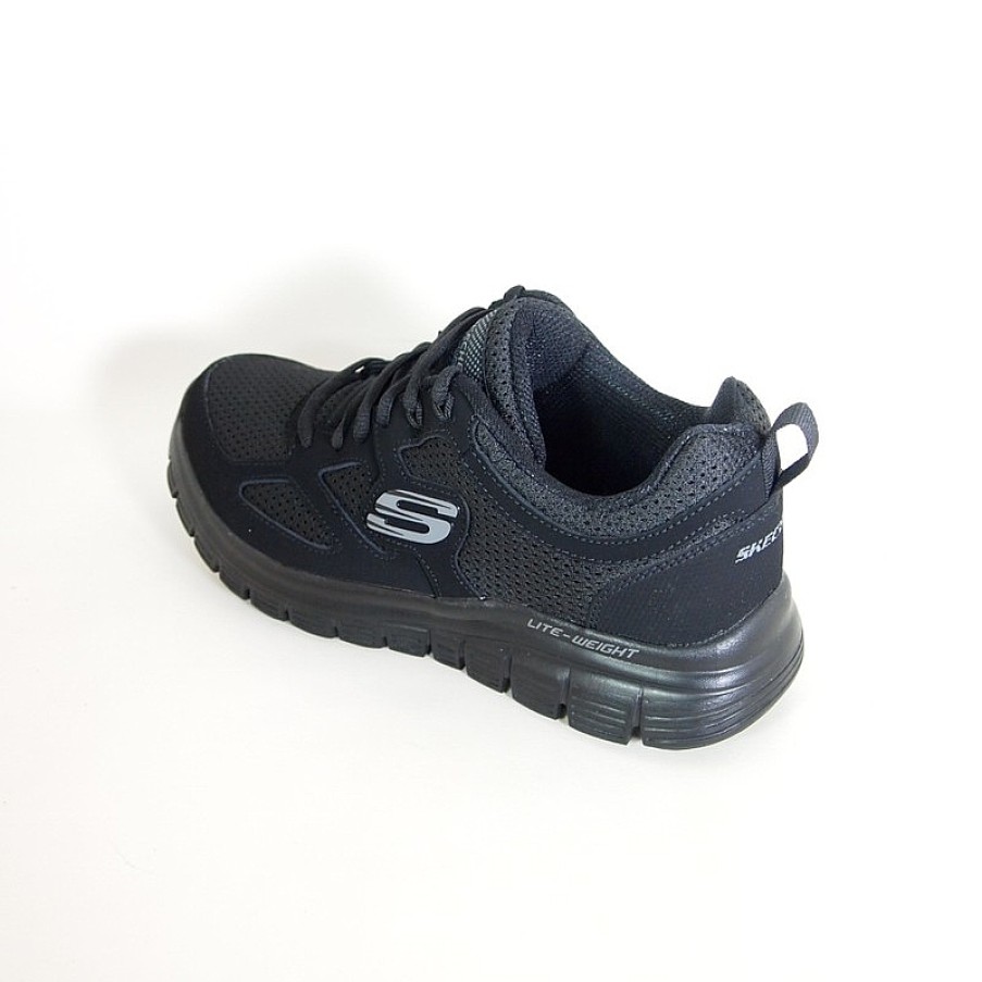 Hombre Skechers | Zapatillas Deportivas Skechers Burns Agoura 52635 Negro