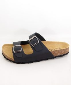 Hombre Idee italiane | Sandalias Idee Italiane 595 Negro