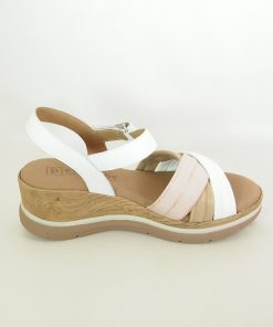 Mujer pitillos | Sandalias Pitillos 5023 Marron-Rosa