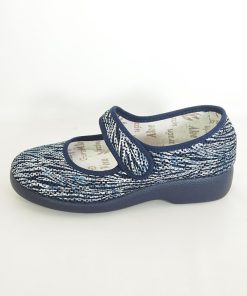 Mujer Garzon | Zapatillas De Casa Y Calle Garzon 3065-173 Marino