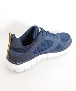 Hombre Skechers | Zapatillas Deportivas Skechers Track Syntac 232398 Azul