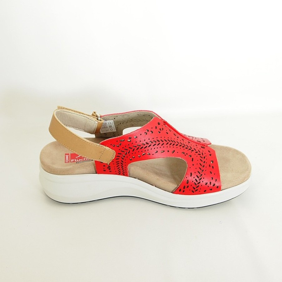 Mujer Fluchos | Sandalias Fluchos Yagon F1481 Rojo