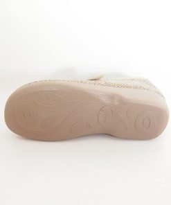 Mujer Garzon | Zapatillas Ancho Especial Garzon 3065-168 Beige