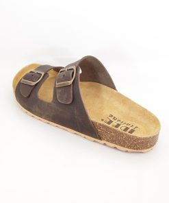 Hombre Idee italiane | Sandalias Idee Italiane 595 Marron