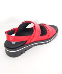 Mujer piesanto | Sandalias Piesanto 220782 Rojo