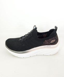 Mujer Skechers | Zapatillas De Deportes Skechers D'Lux Walkers Let It Go Negro