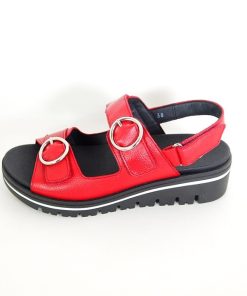 Mujer piesanto | Sandalias Piesanto 220782 Rojo