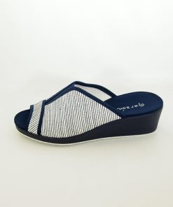 Mujer Garzon | Zapatillas De Casa Garzon 740-145 Azul