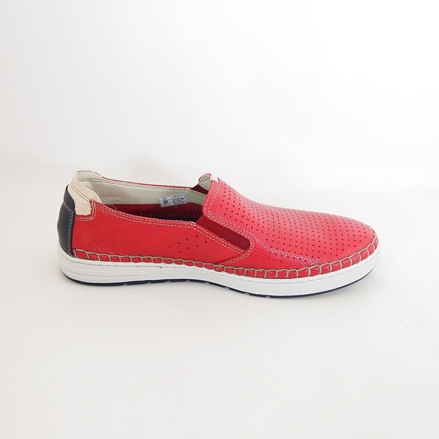 Hombre Fluchos | Zapatos Fluchos Lester F1719 Rojo