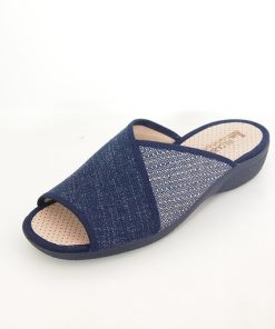 Mujer Vulca-bicha | Zapatillas De Casa Vulca-Bicha 744 Marino